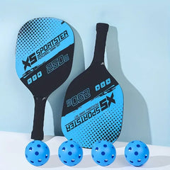 Pickleball Racket Set (2 Rackets + 4 Balls + 1 Bag)