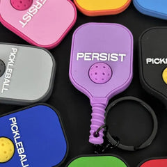 Mini Racket Keychain with Bottle Opener – Zinc Alloy Multifunctional Pendant for Everyday Use