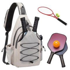 Large Capacity Pickleball Sling Bag Backpack