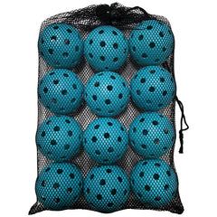 Outdoor Pickleball Balls (12 Pack) – 74mm 40 Hole Durable Training & Match Balls