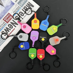 Mini Racket Keychain with Bottle Opener – Zinc Alloy Multifunctional Pendant for Everyday Use