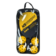 Pickleball Beginners Set - Includes 2 x Paddles, 4 Balls, Carry Bag