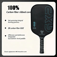 OUZEY 3K Carbon Fiber Pickleball Paddle – Pro Tournament Racket with Foam Core