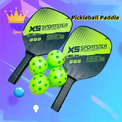 Pickleball Beginners Set - Includes 2 x Paddles, 4 Balls, Carry Bag