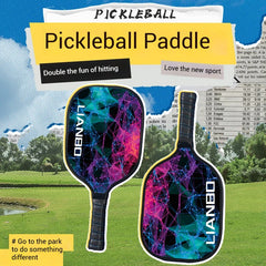 Kids Pickleball Paddle Set – Wooden Rackets with Balls for Outdoor Play
