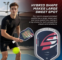 LABS Boomstk Pickleball Paddle – Elongated Design, 16mm Core, Pure Foam