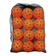 Outdoor Pickleball Balls (12 Pack) – 74mm 40 Hole Durable Training & Match Balls