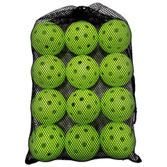 Outdoor Pickleball Balls (12 Pack) – 74mm 40 Hole Durable Training & Match Balls