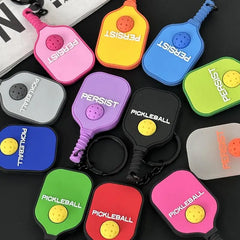 Mini Racket Keychain with Bottle Opener – Zinc Alloy Multifunctional Pendant for Everyday Use