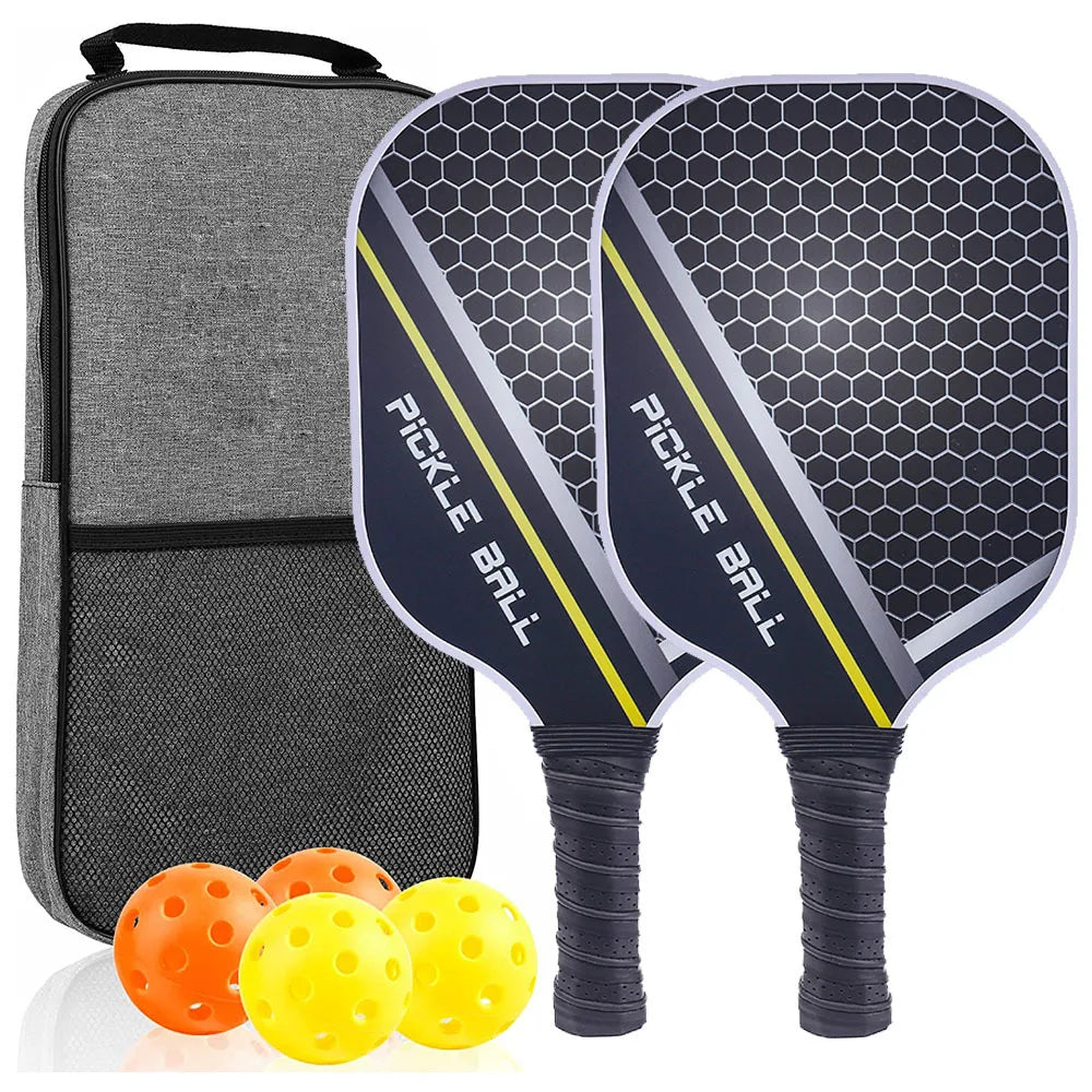 Lightweight Carbon Fiber Pickleball Paddle with Anti-Slip Grip – Precision & Comfort Design