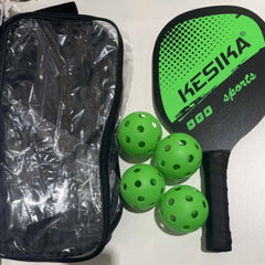 Wooden Pickleball Paddle Set with Balls